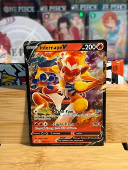 INFERNAPE V SWSH252 Sword & Shield Promo Holofoil Promo Pokemon TCG Near Mint - Image 1