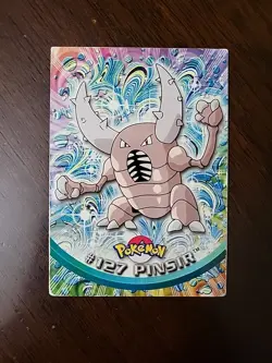 DMG! Pinsir #127 - Pokemon Topps Series 3 - Blue Logo - TV Animation Edition - Image 1
