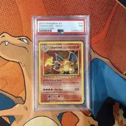2016 POKEMON XY EVOLUTIONS #11/108 CHARIZARD HOLO RARE PSA 7 - Image 1