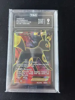 TAG 9 MINT 2016 Umbreon EX (Full Art) 119/124 XY Pokemon PSA Fates Collide MINT - Image 3
