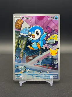 Piplup MEP 042 Promo - Illustration Rare - Pokemon TCG: 30th Anniversary - Image 1