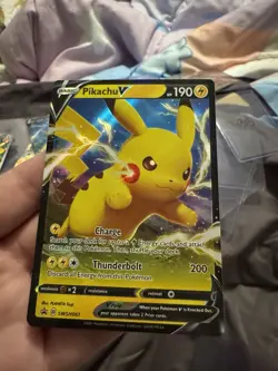 2021 Pokemon TCG Pikachu V SWSH061 Promo Holo Basic - Image 1