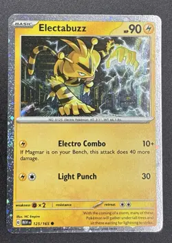 Electabuzz 125/165 Cosmos Holo Promo Pokemon 2023 Scarlet & Violet 151 NM - Image 1