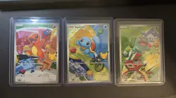 Pokemon First Partner Illustration Collection Series 1 Kanto Gen 1 Starters - Image 1