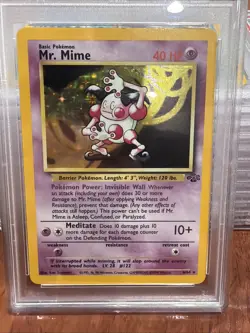 1999 Pokemon Jungle Unlimited - MR. MIME HOLO - PSA 6 EX-MT - U.S SELLER - Image 2