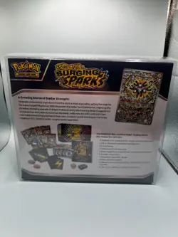POKEMON TCG SURGING SPARKS ETB ELITE TRAINER BOX FACTORY SEALED W/CASE - Image 4