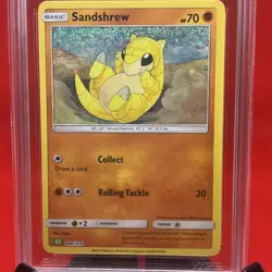 Pokemon 2023 Classic Collection Sandshrew Holo CLV 008/034 Holo AGS 9.5 - Image 3