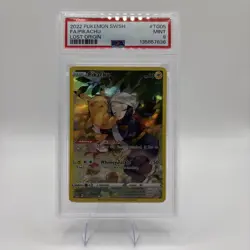 PSA 9 PIKACHU #TG05 FULL ART 2022 POKEMON SWORD & SHIELD LOST ORIGIN - Image 1