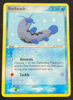 Pokemon TCG Barboach Deoxys 54/107 Regular LP - Image 1