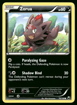 Pokemon Zorua Black and White Promos #BW12 - Image 1