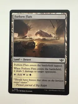 Forlorn Flats MTG Magic the Gathering Card NM Near Mint OTJ - Image 1