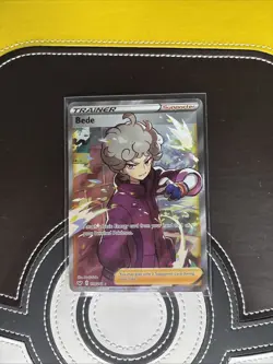 Bede 199/202 Full Art Trainer Sword & Shield Ultra Rare Pokemon Card Near Mint 1 - Image 1