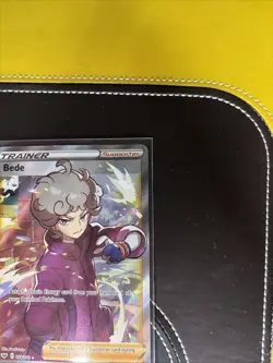 Bede 199/202 Full Art Trainer Sword & Shield Ultra Rare Pokemon Card Near Mint 1 - Image 3