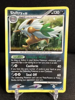 Shiftry LV. 5513/111 Holo Rare Pokemon TCG Platinum Rising Rivals Card 2009 - Image 1