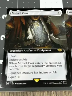2x Mithril Coat Extended Art Universes Beyond the Lord of the Rings 2 Cards Pair - Image 2