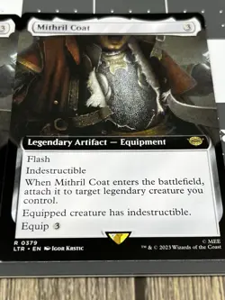 2x Mithril Coat Extended Art Universes Beyond the Lord of the Rings 2 Cards Pair - Image 5