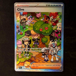 Clive 236/091 - Paldean Fates - Pokemon Card TCG - Near Mint - Image 1