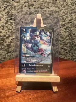 Digimon Card Game PolarBearmon Limited Foil Uncommon Dawn of Liberator EX11-016 - Image 1