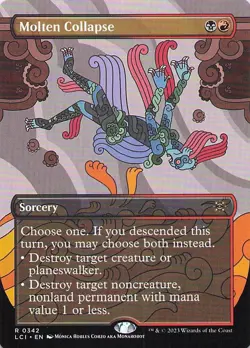 Molten Collapse (Borderless) The Lost Caverns of Ixalan Regular - Image 1