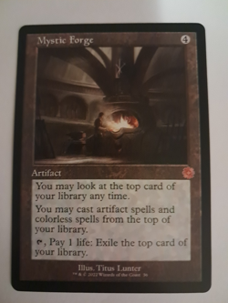 Mystic Forge Retro Frame NM The Brothers War Magic the Gathering MTG - Image 1