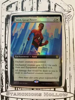 MTG With Great Power... (Extended Art, Foil) - Marvel's Spider-Man (SPM) R 0248 - Image 1