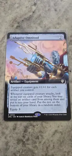 Adaptive Omnitool (Extended Art) Commander: Aetherdrift Regular Artifact Rare NM - Image 1