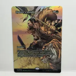 Hunter's Insight Borderless Foil #35 Mythic MTG Spider-Man MAR EN NM - Image 1