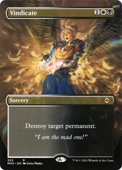 Vindicate (Borderless) [MH2 - 322] - NM [Foil] TCG MTG - Image 1