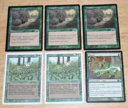 MTG 6x Green Predatory Hunger, Kudzu & Rancor - Image 1
