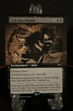 Grievous Wound - DSK 0375 - Extended Art - MTG Duskmourn: House of Horrors NM/M - Image 1