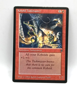 MTG Legends Kobold Taskmaster NM - Image 1