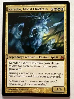 Karador, Ghost Chieftain - MTG Commander 2011 - NM - Image 1