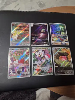 Pokemon Card Japanese AR Art Rare Lot of 6 Maushold Fidough Pawmi SV NM - Image 1