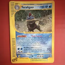 Pokemon Feraligatr 012/165 Expedition Base Set Holo Rare 120HP Stage 2 2002 - Image 1