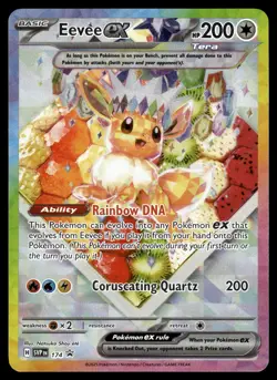 EEVEE EX - 174 Promo Scarlet & Violet Pokemon NM - Image 1