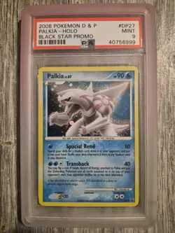 Pokemon Palkia Holo Black Star Promo DP27 PSA 9 Diamond & Pearl 2008 TCG - Image 1