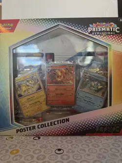 Pokemon TCG SV8.5 Prismatic Evolutions Poster Collection Box Factory Sealed - Image 1