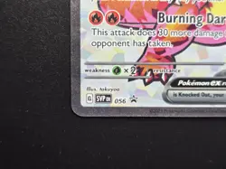 Mint Pokemon TCG Charizard ex SVP 056 Holo Black Star Promo Card - Image 5