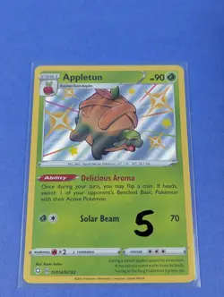 Appletun - SV014/SV122 - Shiny Rare Holo Shining Fates - Pokemon - LP - Image 3