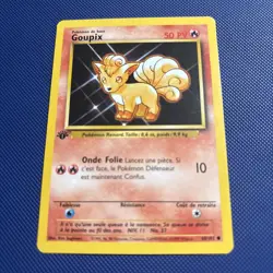 Goupix (Vulpix) - Pokemon TCG French 1st Edition Base Set - 68/102 - WOC - Image 1
