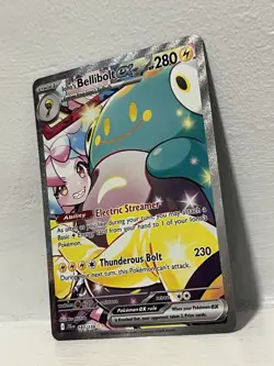 Pokemon TCG Iono's Bellibolt EX Full Art Journey Together 183/159 - Image 2
