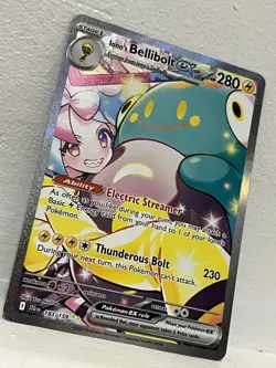 Pokemon TCG Iono's Bellibolt EX Full Art Journey Together 183/159 - Image 3