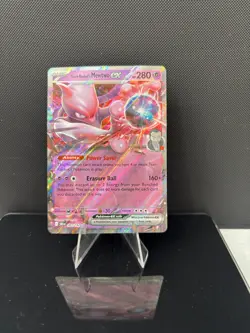 Pokemon Destined rivals Team Rocket's Mewtwo EX 081/182 Double Rare Holo - Image 1
