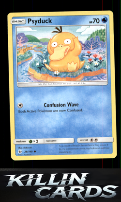 Psyduck 28/149 Pokemon Common SM Base Set Card NM - Image 1