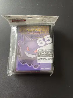 Pokemon GENGAR Haunted Hollow - 65 Card Sleeves Standard Size Ultra Pro 2021 - Image 1