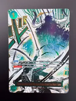 Roronoa Zoro OP12-037 Alternate Art AA One Piece Card Game English Near Mint - Image 1