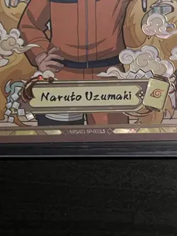 Naruto Uzumaki NRSA01-SP-001L5 SP Card English Heaven Scroll glass mosaic NM - Image 2