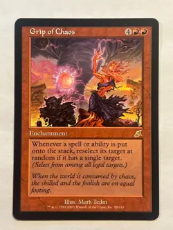 MTG - Grip of Chaos - Scourge - Rare - LP - Magic the Gathering - Image 1
