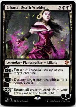 Liliana, Death Wielder [Commander: Lorwyn Eclipsed] MTG NM 💀 - Image 1