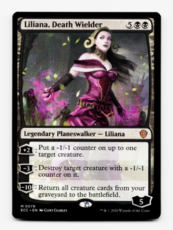 Liliana, Death Wielder [Commander: Lorwyn Eclipsed] MTG NM 💀 - Image 3